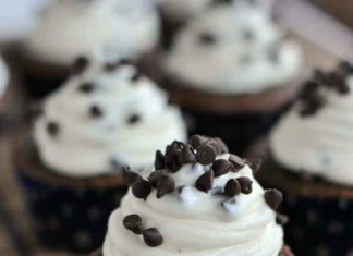 Chocolate Chip Cheesecake Cupcakes