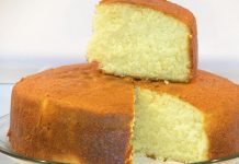 SIMPLE PLAIN CAKE. (RUB-IN METHOD)