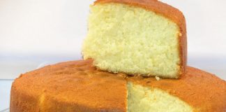 SIMPLE PLAIN CAKE. (RUB-IN METHOD)