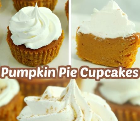 Pumpkin Pie Cupcakes