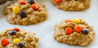 NO-BAKE PEANUT BUTTER OATMEAL COOKIES