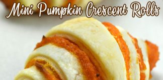 Mini Pumpkin Pie Crescent Rolls