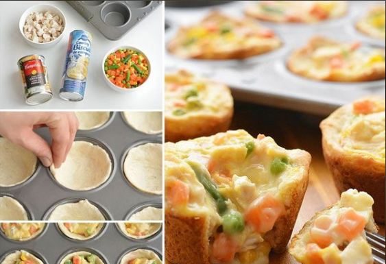 Mini Chicken Pot Pies