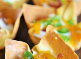 Jalapeno Popper Wonton Cups