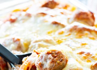 BAKED ZITI WITH ITALIAN SAUSAGE