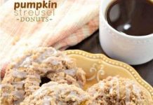 Pumpkin Streusel Donuts