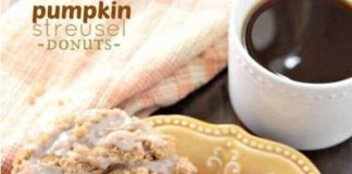 Pumpkin Streusel Donuts