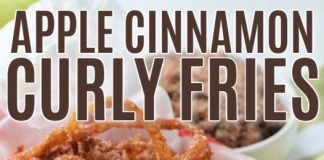 APPLE CINNAMON CURLY FRIES