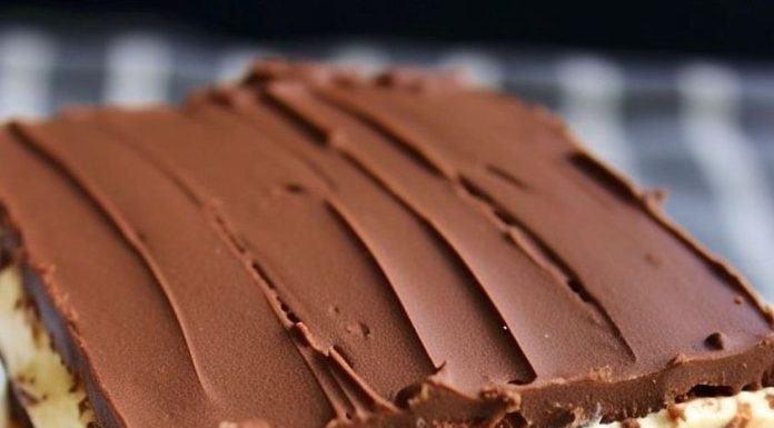 No Bake Peanut Butter Eclair Cake