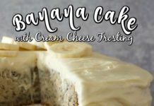 Banana Cake with Cream Cheese Frosting