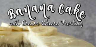 Banana Cake with Cream Cheese Frosting