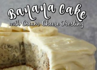Banana Cake with Cream Cheese Frosting