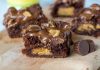 PEANUT BUTTER STUFFED BROWNIES