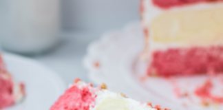Strawberry Shortcake Cheesecake Cake!