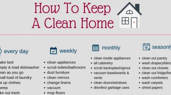 Quick and easy tips to keep your house clean