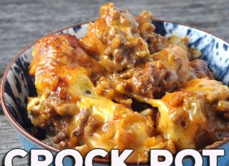 Taco Crock Pot Tater Tot Casserole