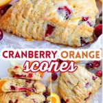 Cranberry Orange Scones