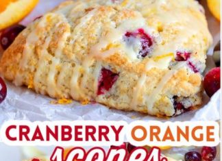 Cranberry Orange Scones