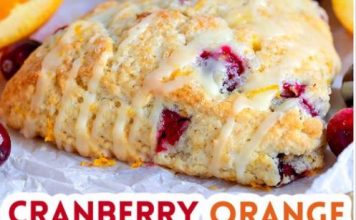 Cranberry Orange Scones