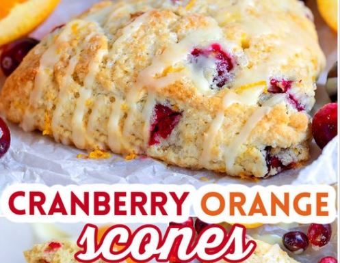 Cranberry Orange Scones