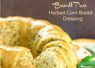 Bundt Pan Herbed Corn Bread Dressing