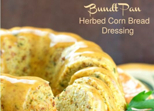 Bundt Pan Herbed Corn Bread Dressing