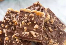 CHOCOLATE TOFFEE BARS