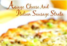Asiago Cheese Italian Sausage Strata