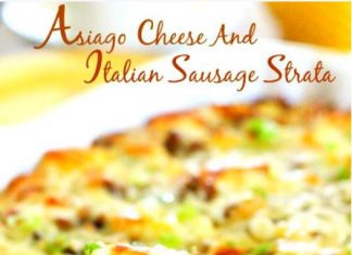 Asiago Cheese Italian Sausage Strata
