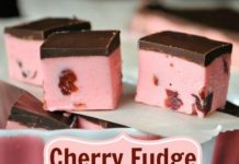 Cherry Fudge with Dark Chocolate