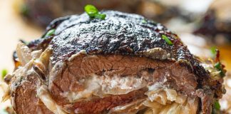 Cheesy Stuffed Flank Steak