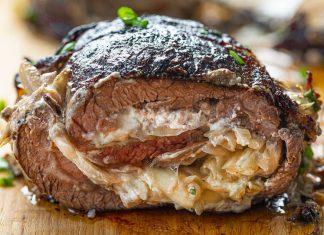Cheesy Stuffed Flank Steak