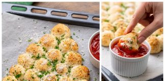 Christmas Tree Pull Apart Bread