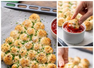 Christmas Tree Pull Apart Bread