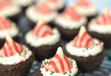 Peppermint Brownie Bites