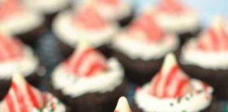 Peppermint Brownie Bites