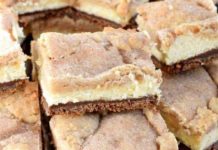 Eggnog Cheesecake Bars