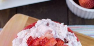 Strawberry Shortcake Fluff Salad