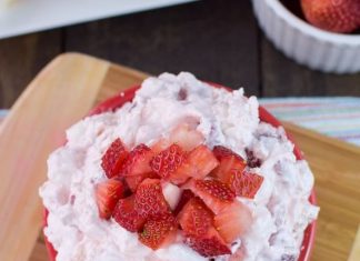 Strawberry Shortcake Fluff Salad