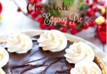 Chocolate Eggnog Pie
