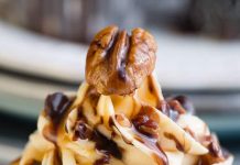 HOMEMADE CHOCOLATE TURTLE CUPCAKES