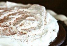 Black Bottomed Chocolate Cream Pie