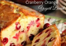 Cranberry Orange Yogurt Bread
