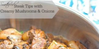 Smothered Steak Tips With Creamy Mushrooms And Onions