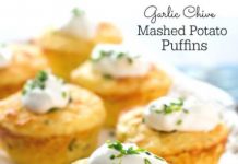 Garlic Chive Mashed Potato Puffins