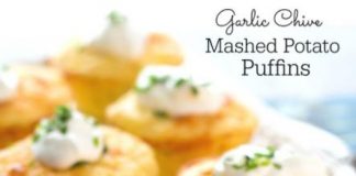 Garlic Chive Mashed Potato Puffins