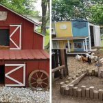 Husband Builds Wife A Miniature ‘Chicken Coop Town’