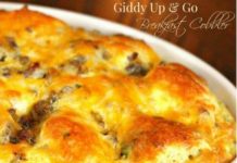 Giddy Up And Go Breakfast Cobbler