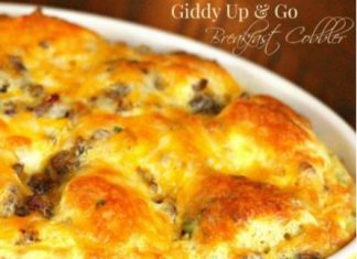 Giddy Up And Go Breakfast Cobbler