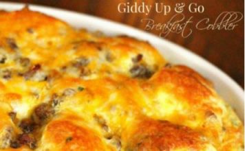 Giddy Up And Go Breakfast Cobbler